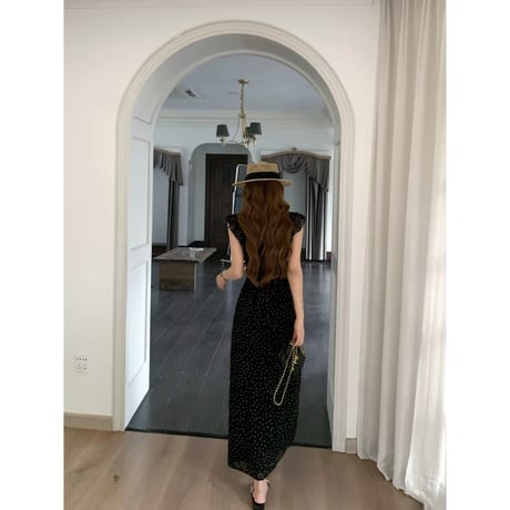 Étoile Polka Dot Maxi Dress