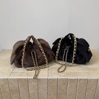 Fur Chain Hobo Bag
