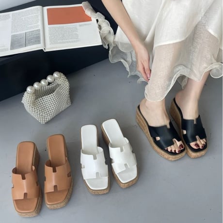 Cork Platform H Sandals