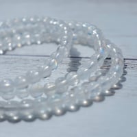 ［ブレスレット］［ハイクォリティ］［超レア］ピンクオーロラムーンストーン　〜月光に浮かぶ淡い虹〜【感情を整える石】4.6mm 内径約15.5cm