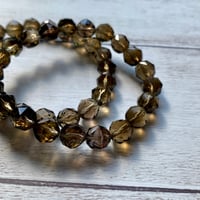 ［ブレスレット］スターカット ゼウスシトリン 〜宵闇に灯る黄金の光〜【豊かさを育て現実へつなぐ】約8mm 内径約16cm