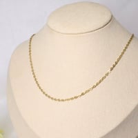 ［チェーン］ロングサイズ　k18gp 小豆チェーン アズキチェーン　55cm 65cm ネックレス