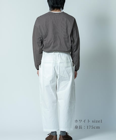 『予約販売 8月上旬発送』【 ORIYATO 】ウィーバーパンツ ( ホワイト )