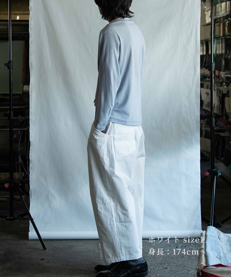 専用！ORIYATO ウィーバーパンツ ( ホワイト )　サイズ1 ORIYATO 】ウィーバーパンツ ( ホワイト ) | 古橋織布