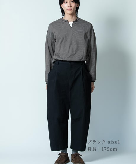 『予約販売 8月上旬発送』【 ORIYATO 】 ウィーバーパンツ ( ブラック )