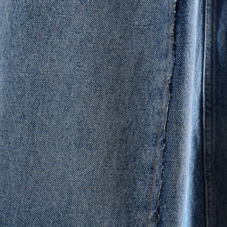 MM6 MAISON MARGIELA 再構築デニム ワイドジーンズ ブルー コットン レディースメンズ 正規取扱