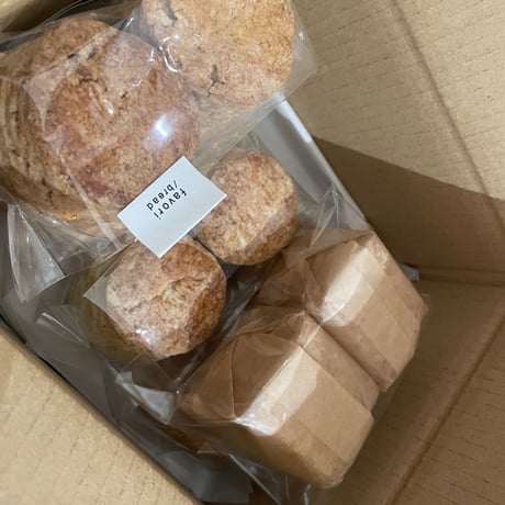 シンプル系とサンド入りスコーンset（5種10点）