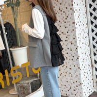 バックレースフリルポンチジレ