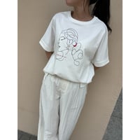 モチーフパールカットソー