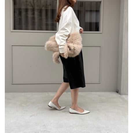 エコレザーキュロットパンツ