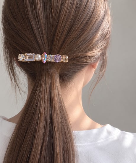 数量限定／宝石ヘアクリップ