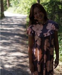 KENIKENI BLOOM SLEEVELESS MUUMUU DRESS  ケニケニブルーム スリーブレスムームードレス