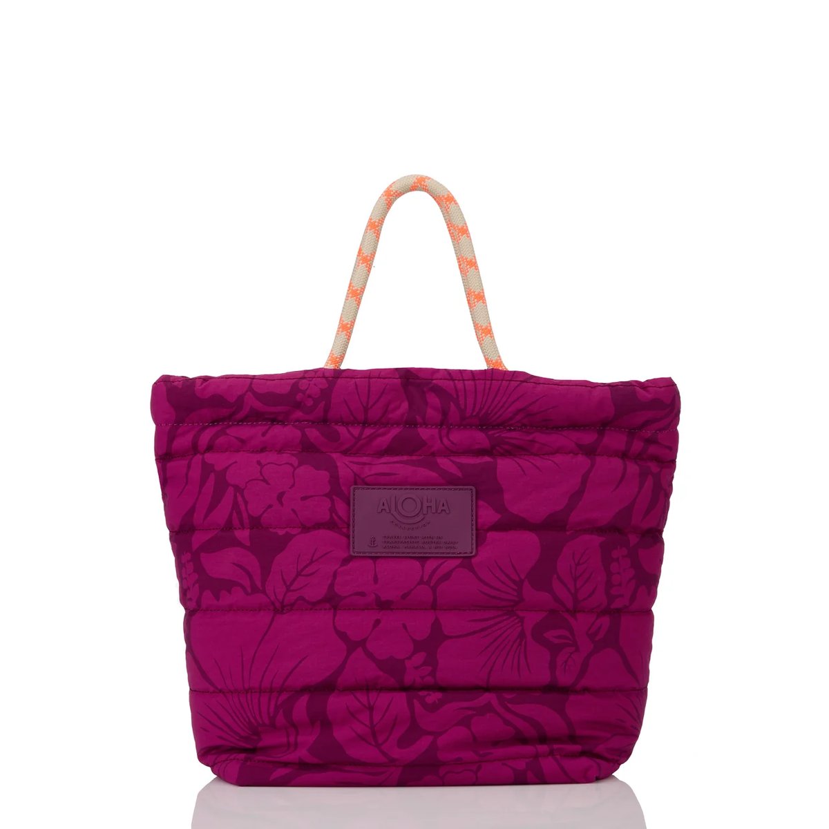 ALOHA COLLECTION Large Quilted Rope Tote ラージキルトロープトート | Mariee's