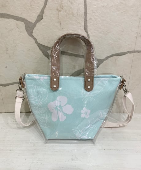 HULA LANI クリア帆布 ショルダートート　263HU4BG103