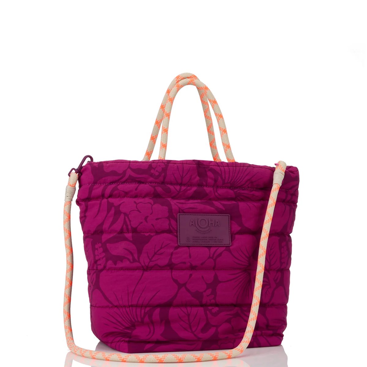 ALOHA COLLECTION Large Quilted Rope Tote ラージキルトロープトート | Mariee's
