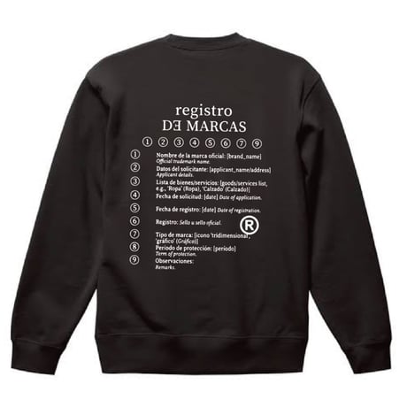 UNDIFINED Crew Sweat(Black)