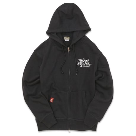 TEAM RDM Worn Out Tour Zip Hoodie（Black)