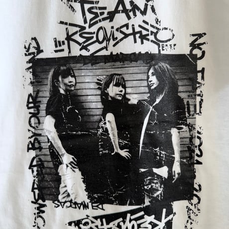 TEAM RDM Worn Out Tour T-Shirt(White)