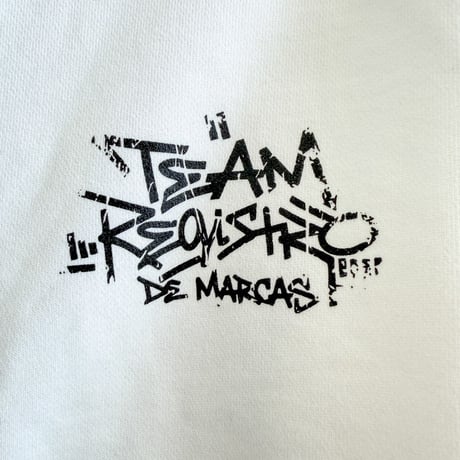 TEAM RDM Worn Out Tour Zip Hoodie（White)