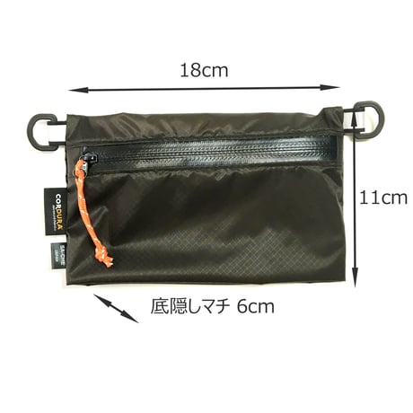 SA-CHE コーデュラ®リップ UL耐水ミニポーチ