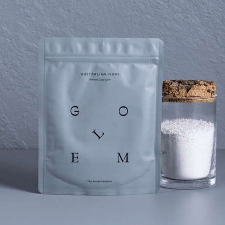 【GOLEM】一つ手元にあると嬉しい、万能クレイ ー Australian Ivory Clay / オーストラリア　アイボリー　クレイ（100g）