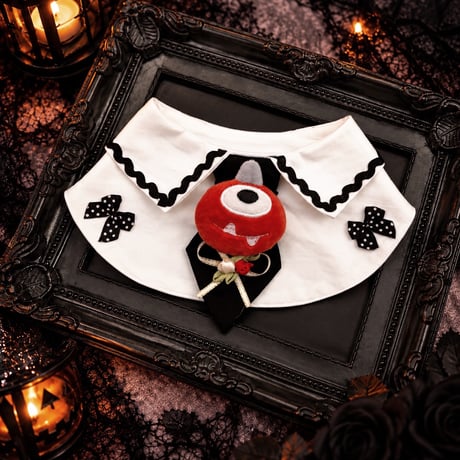 ✨Noir bib👻Orange Boo✨