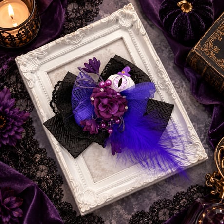cfW🎃Halloweenチョーカー／Violet Boo😈