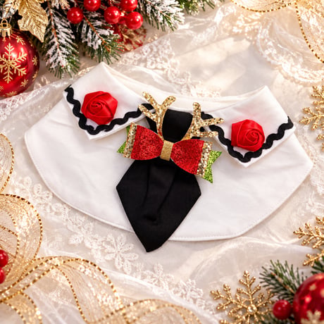 ✨Xmasバブビブセット／バブーシュカ🎄 bib