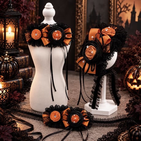 2way／ヘッドドレス・チョーカー🎃Halloweenノクターン