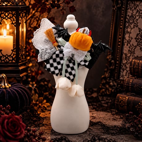 cfW🎃Halloweenチョーカー／Witch's pumpkin🧹赤／黒