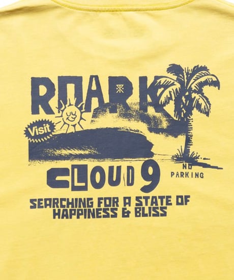 ROARK "CLOUD 9" WELL WORN TEE COLOR: YELLOW