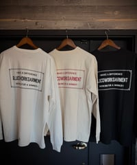 BLUCO ポケット L/S Tシャツ -TICKET-