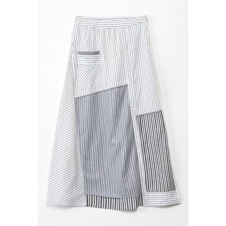 Instalive　AULA AILA 2027SS　STRIPE SHIRT SKIRT 1271-07032