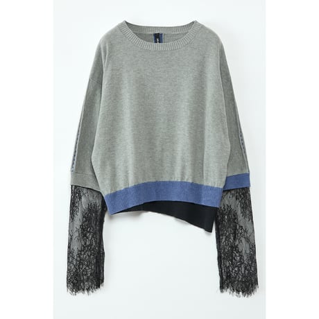 Instalive　AULA AILA 2027SS　LACE LAYERED KNIT 1271-09013