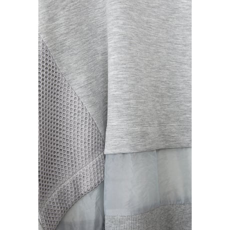 Instalive　AULA AILA 2027SS　SHEER COMBINATION PULLOVER 1271-08017