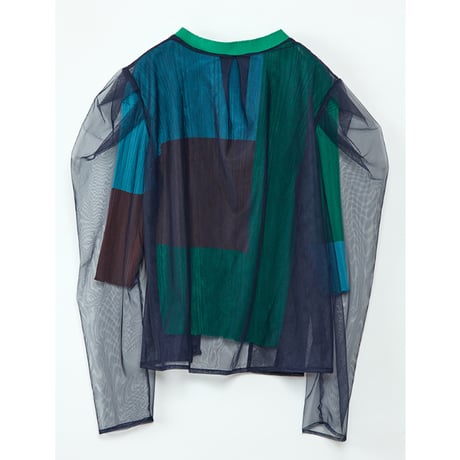 Instalive　AULA AILA 2027SS　VOLUME SLEEVE LAYERED CARDIGAN 1271-09040