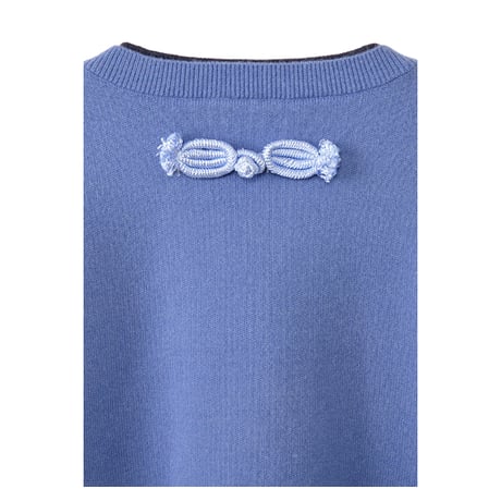 7/20 Instalive AULA AILA 2026aw　FROG BUTTON LAYERED DESIGN CARDIGAN　1264-09028