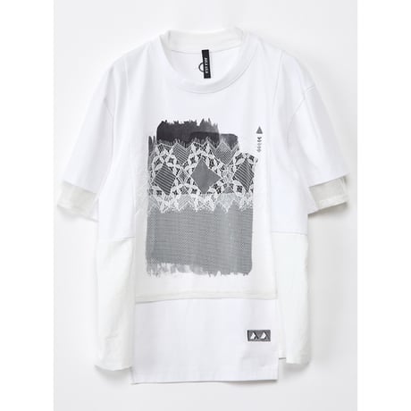 Instalive　AULA AILA 2027SS　LAYERED PRINT T-SHIRT 1271-08059