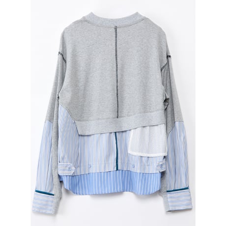 Instalive　AULA AILA 2027SS　SHIRT DOCKING PULLOVER 1271-08031