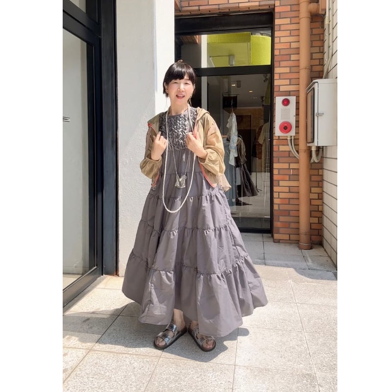 7/5、6/12 Instalive GALENA 2026aw バストフリルティアードワンピ