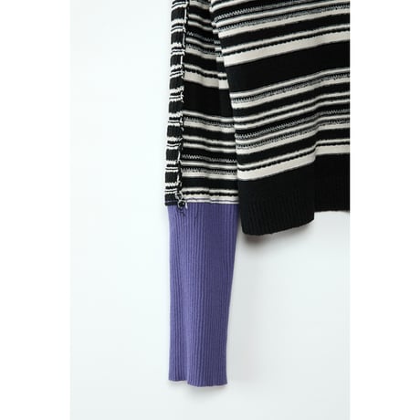Instalive　AULA AILA 2027SS　2WAY BORDER PULLOVER 1271-09015