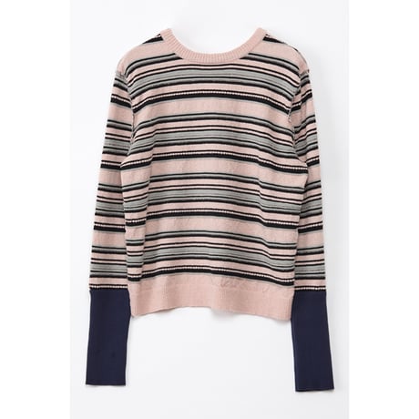 Instalive　AULA AILA 2027SS　2WAY BORDER PULLOVER 1271-09015