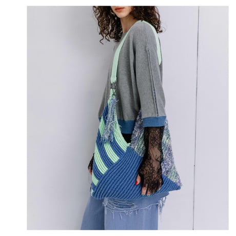 Instalive　AULA AILA 2027SS　LACE LAYERED KNIT 1271-09013