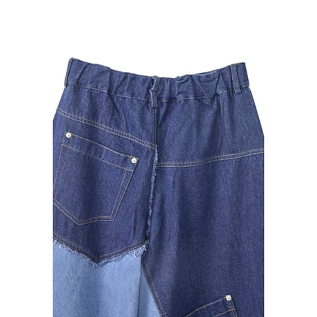 7/20 Instalive AULA AILA 2027 PreSpring　DENIM COMBINATION LACE PANTS　1271-06002