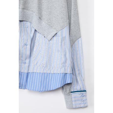 Instalive　AULA AILA 2027SS　SHIRT DOCKING PULLOVER 1271-08031