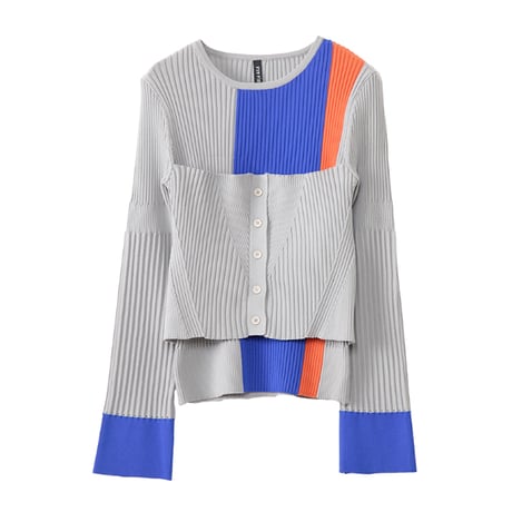7/20 Instalive AULA AILA 2026aw BARE TOP RIB KNIT　1271-09003