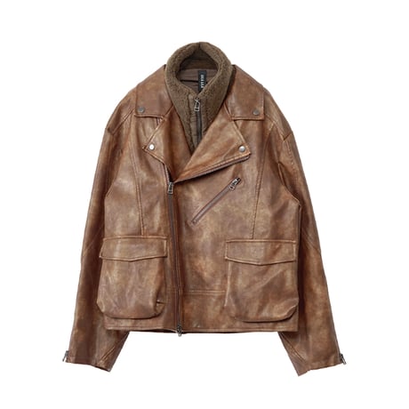 7/20 Instalive AULA AILA 2026aw　BOA VEST SET RIDERS JACKET　1264-01021
