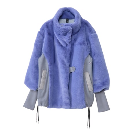 7/20 Instalive AULA AILA 2026aw　STAND COLLAR FUR COAT　1264-01027
