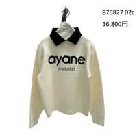 7/13　Instalive　ayane 2026 Winter　ステンカラーロゴニット　876827