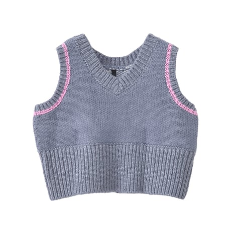 7/20 Instalive AULA AILA 2026aw 2WAY KNIT VEST　1264-09001